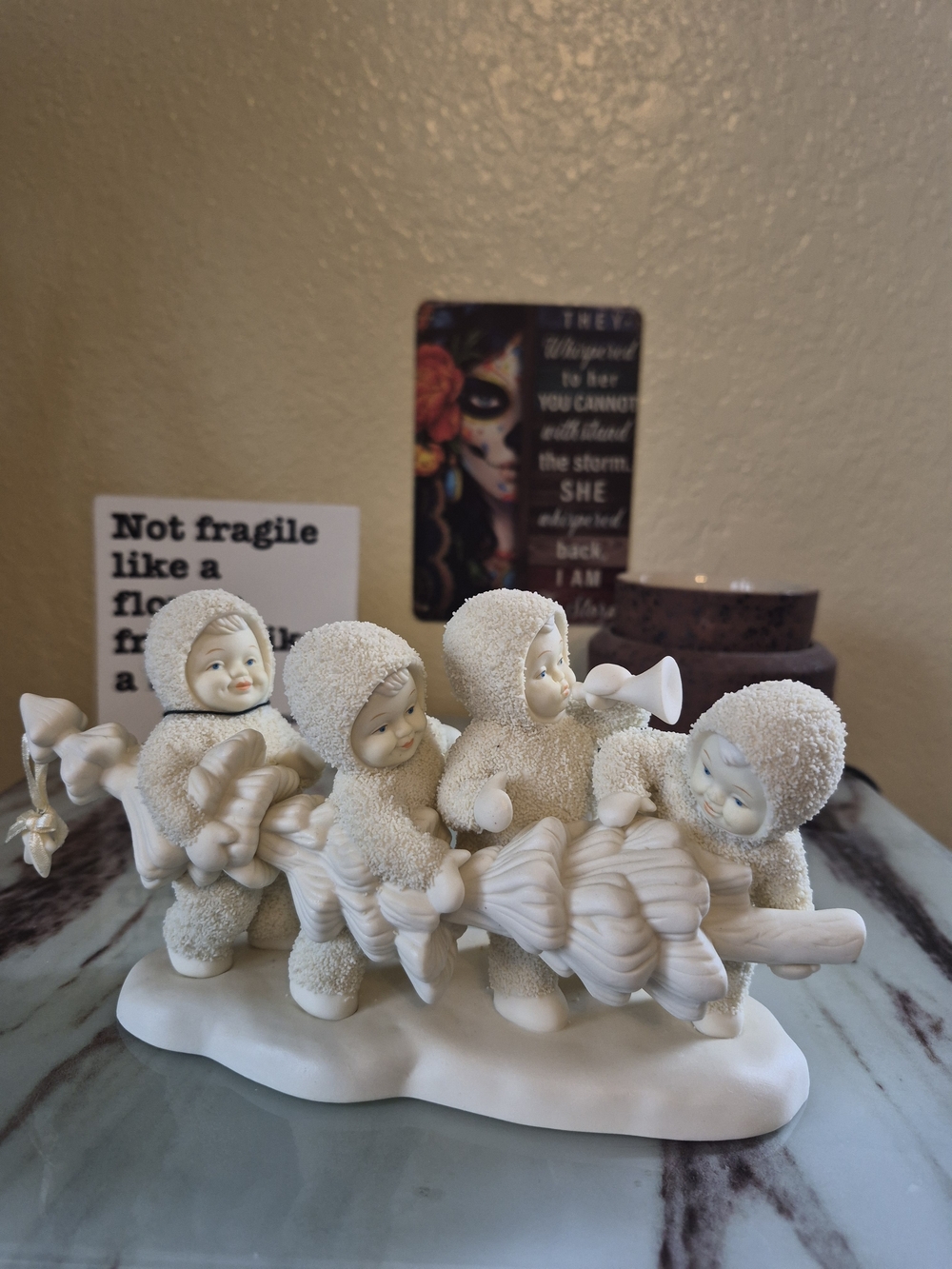 Snowbabies Hi-Ho Off To Frolic Land We Go